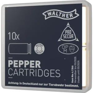 CART 9 MM PA GAZ PEPPER WALTHER X10