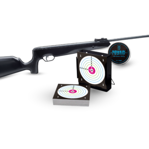 PACK CARABINE SR1200S C4.5 19.9J + PLOMBS + CIBLES + PORTE CIBLE