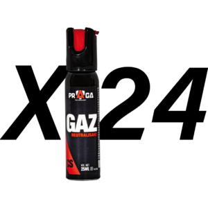 PACK BOMBE GAZ CS 25ML X24