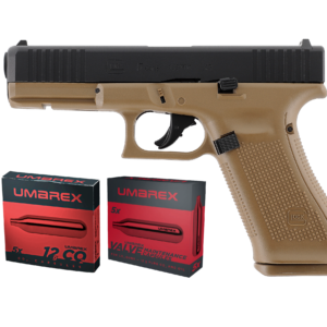 PACK PIST GLOCK 17 GEN5 CAL 43 PAINTBALL T4E COYOTE