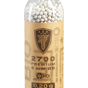 BILLES BBS 6MM ELITE FORCE BIO BLANCHE 0.20G BOUTEILLE X2700