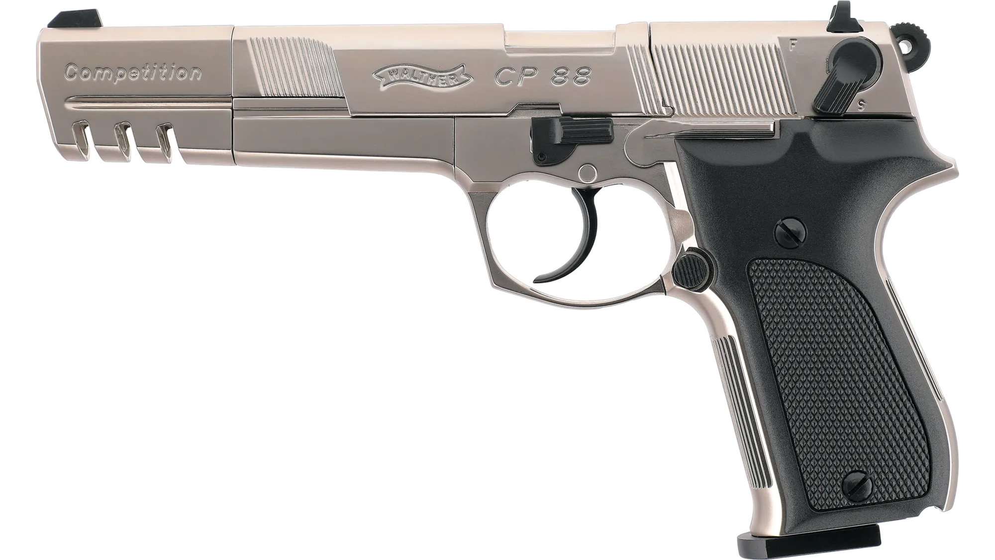 PIST WALTHER CP88 COMPETITION 5.6'' NICKEL WALTHER CO2 CAL 4.5MM