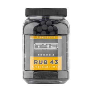 BILLES CAOUTCHOUC ENTRAINEMENT CAL 43 X500 - RB PRAC-SERIES