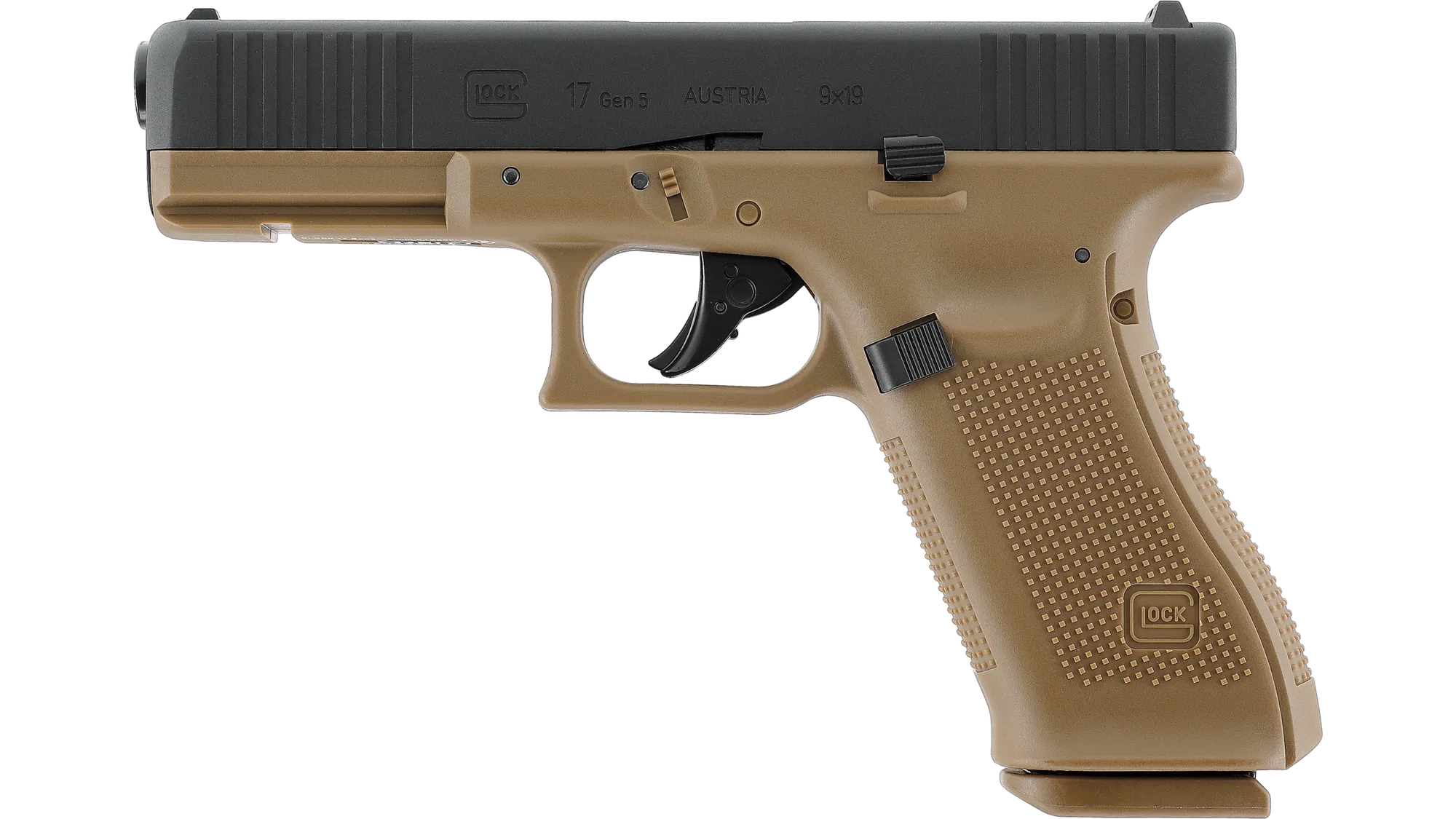 PIST GLOCK 17 GEN5 CO2 CAL BB/4.5MM < 3,0 J BLACK COYOTE