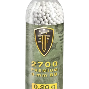BILLES BBS 6MM ELITE FORCE BLANCHE 0.20G BOUTEILLE X2700