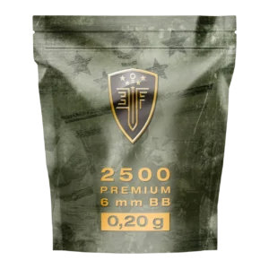 BILLES BBS 6MM ELITE FORCE BLANCHE 0.20G SACHET X2500
