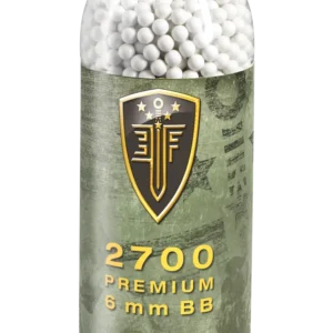 BILLES BBS 6MM ELITE FORCE BLANCHE 0.25G BOUTEILLE X2700