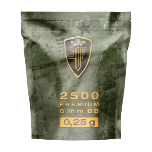 BILLES BBS 6MM ELITE FORCE BLANCHE 0.25G SACHET X2500