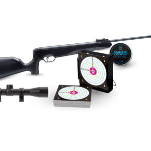 PACK CARABINE SR1000X C4.5 19.9J + 4X32 + PLOMBS + CIBLES + PORTE CIBLE