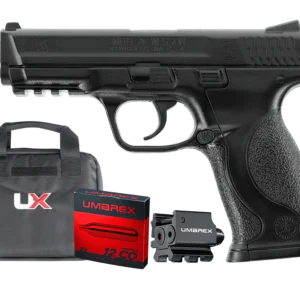 PACK SMITH&WESSON M&P40  BLACK CO2 CAL BB/4.5 + LASER, FOURREAU ET CO2