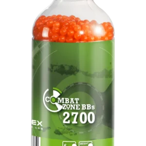 BILLES BBS 6MM COMBAT ZONE ORANGE 0.12G BOUTEILLE X2700