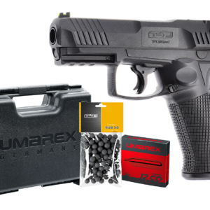 PACK PRET A TIRER T4E TPX 50 GEN2 CAL 50 - 16 J (100 BILLES, 5 CO2, MALLETTE)