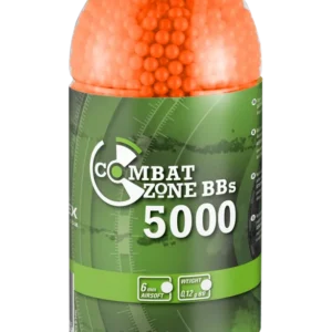 BILLES BBS 6MM COMBAT ZONE ORANGE 0.12G BOUTEILLE X5000