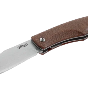 COUTEAU PLIANT WALTHER CTK 1 FINITION STONE WASHED BROWN