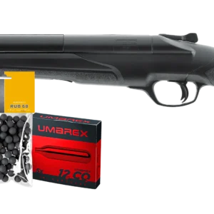 PACK PRET A TIRER T4E TS68 CAL 68 - 7.5J (100 BILLES ET 5 CARTOUCHES CO2