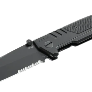 COUTEAU PLIANT WALTHER PDP STEEL FRAME TANTO BLACK