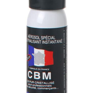 BOMBE GAZ DEFENSE CS CAPOT 1/4 DE TOUR 25ML