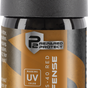 BOMBE P2P PDS-40 RED GAZ OC POIVRE MARQUEUR UV 26 ML JET CONIQUE